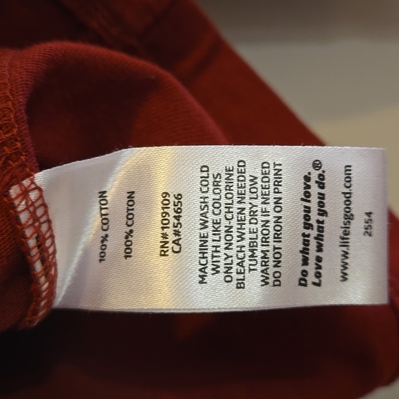 Life Is Good Long Sleeve Crusher Tee Dachshund Through The Snow Womens Medium - Picture 8 of 8